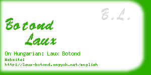 botond laux business card